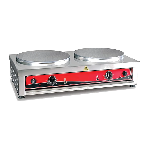 Crepera eléctrica doble Horekus DOUBLE CREP ECO con 2 placas Ø 40 cm