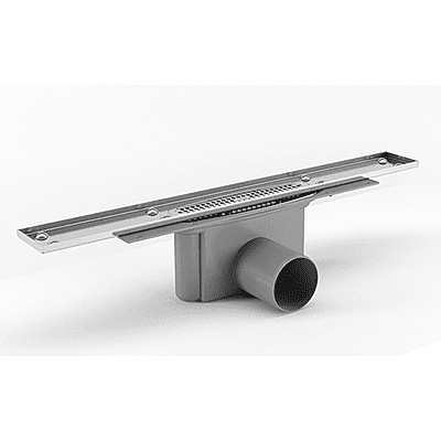 Purus Line ūdens traps bez režģa 600 Ø75 un Ø50 ar sānu izeju Purus Line ūdens traps bez režģa 600 Ø75 un Ø50 ar sānu izeju