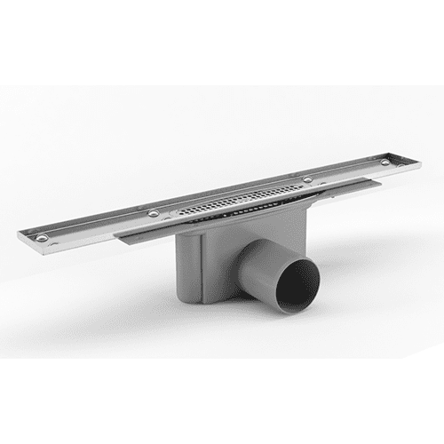 Purus Line ūdens traps bez režģa 600 Ø75 un Ø50 ar sānu izeju Purus Line ūdens traps bez režģa 600 Ø75 un Ø50 ar sānu izeju