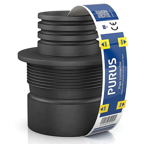 Vairāku izmēru cauruļu reduktors 75/70-50/40 Vairāku izmēru cauruļu reduktors 75/70-50/40