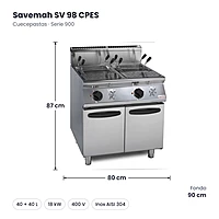 Medidas Savemah SV 98 CPES: 80 x 90 x 87 cm