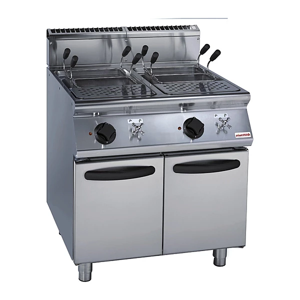 Cuecepastas a gas 40 + 40 litros Savemah SV 98 CPGS