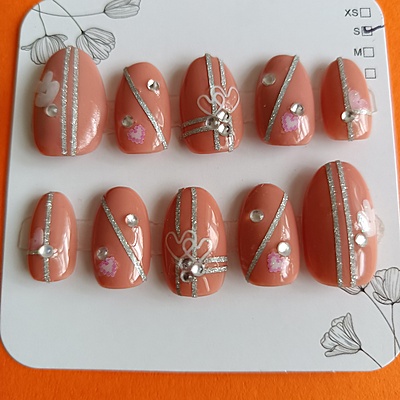 Terracotta Romance with Silver Details