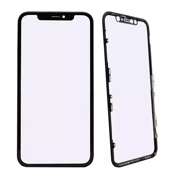 iPhone XR - Replacement Front Glass With Cold - pressed Frame And OCA Pre - Applied - Black