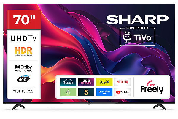 SHARP 70" 4K UHD Smart TV - C70GK4245KB