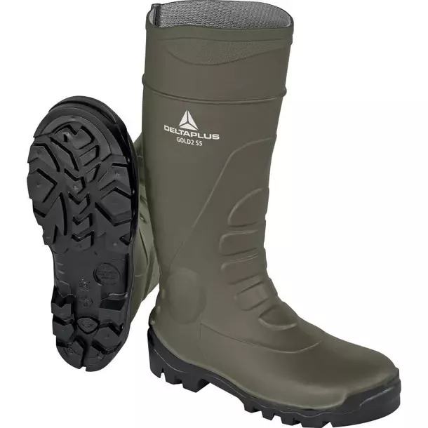 Delta Plus Iron Safety Wellington Boots 8/42