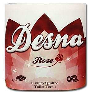 Desna Toilet Rolls 3ply Triple Quilted White