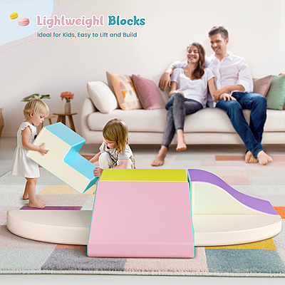 Големи меки модули за игра, Блокове от пяна - 6 броя