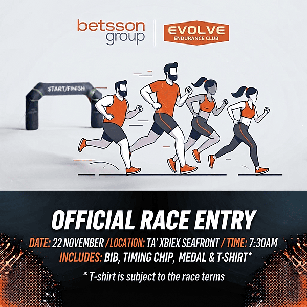 2026 Betsson Evolve 5K race 2026 Betsson Evolve 5K race