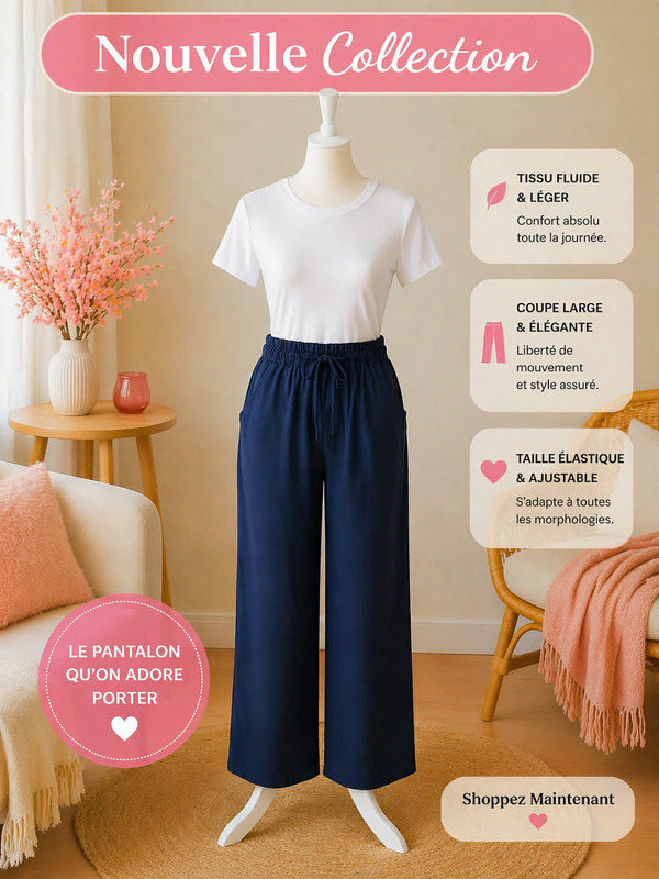 Pantalon large