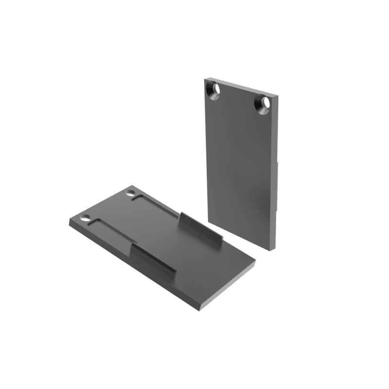 Magnitrack Recessed Trimless endcap 48V