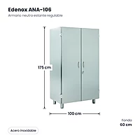 Medidas: Armario neutro estante regulable Edenox ANA-106: 100 x 60 x 175 cm