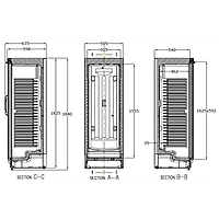 Armario de refrigeracion APE-451-C S1 – vista de detalle 1