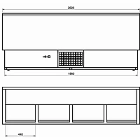 Enfriador de botellas EBE-200-G R-600a 50Hz – vista de detalle 1
