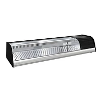 Vitrina refrigerada Exas-6 Hc Inc curvo negro 230V 1N 50Hz
