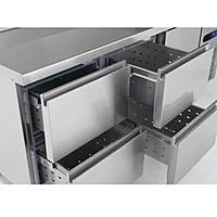 Mesa snack refrigerada Serie 600 con cajones MPS-250 HC HHHH – vista de detalle 3