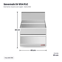 Medidas Savemah SV 654 PLC: 40 x 65 x 30 cm