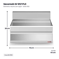 Medidas Savemah SV 657 PLC: 70 x 65 x 30 cm
