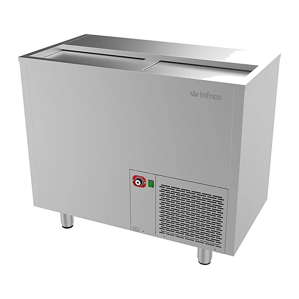 Enfriador de botellas 100 cm inox 265 L Infrico IEB 100