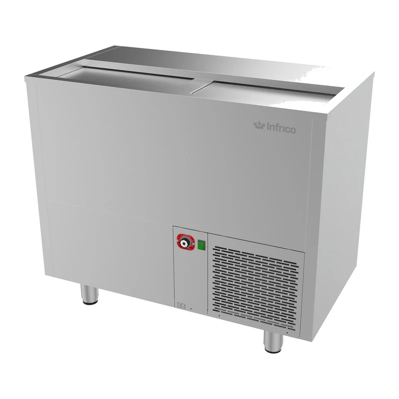 Enfriador de botellas 100 cm inox 265 L Infrico IEB 100
