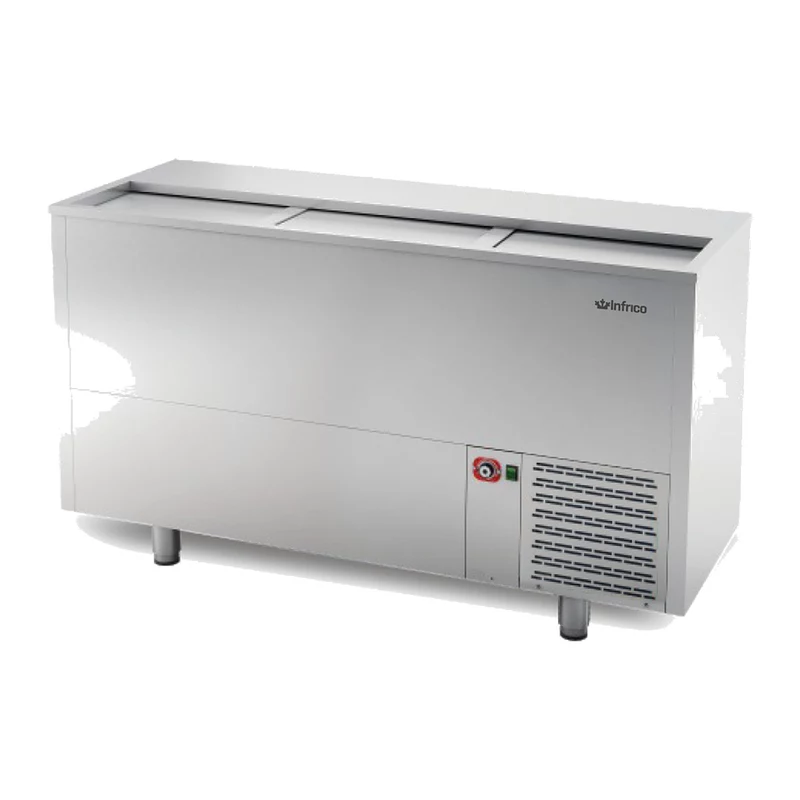 Enfriador de botellas 148 cm inox 445 L Infrico IEB 150