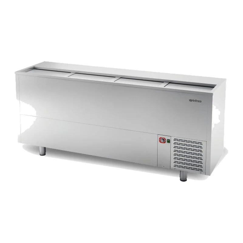 Enfriador de botellas 195 cm inox 620 L Infrico IEB 200