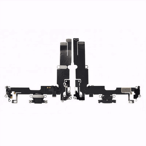 For Apple iPhone 14 Plus Charging Port Flex Cable Replacement With Microphone - Black
