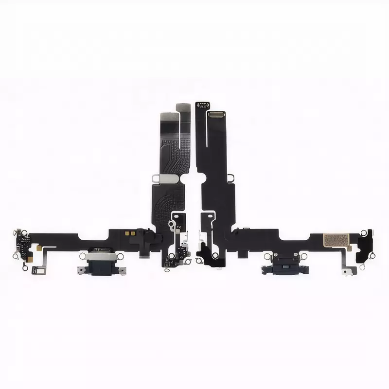 For Apple iPhone 14 Plus Charging Port Flex Cable Replacement With Microphone - Black