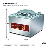 Medidas Savemah EVS 30: 41 x 46 x 42 cm