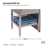 Medidas Savemah ESTB-66: 60 x 60 cm