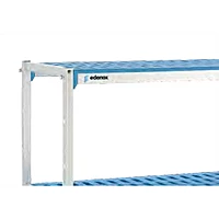 Estantería Edenox de aluminio y polietileno en uso
