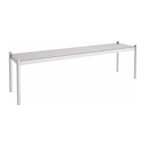 Estantería de sobremesa simple inox 150x35 cm desmontada Eratos ESD-151