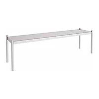 Estantería de sobremesa simple inox 170x35 cm montada Eratos ES-171