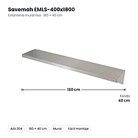 Medidas Savemah EMLS-400x1800: 180 x 40 cm