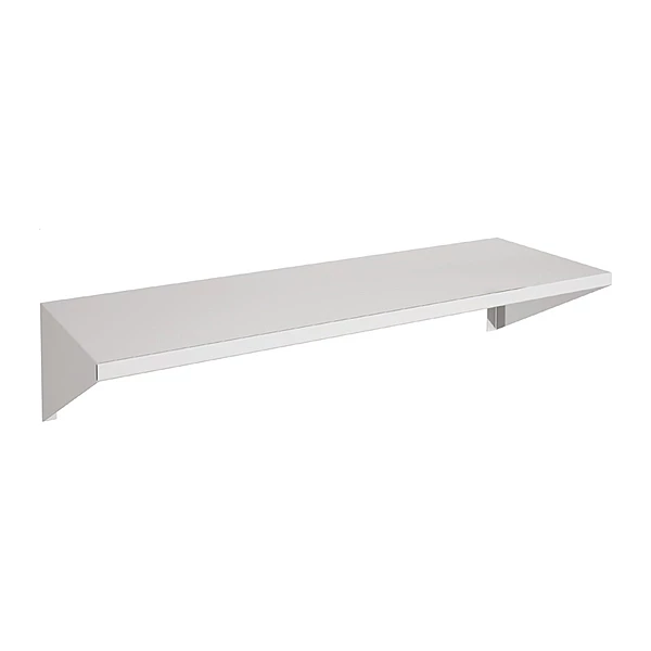 Estantería mural lisa inox 100x25 cm Eratos EML25-100