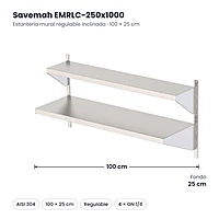 Medidas Savemah EMRLC-250x1000: 100 x 25 cm