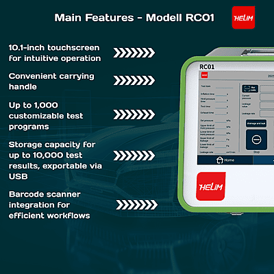 RC01 EV Battery Air Leak Tester (High & Low Pressure)