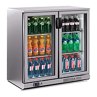 Expositor refrigerado bajo barra 2 puertas de cristal 220 L Infrico ERV 25 II