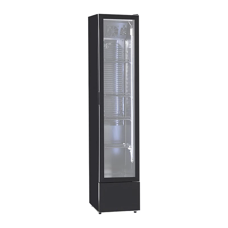 Expositor vertical refrigerado 150 L puerta de cristal Zine LGZ-150W