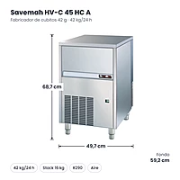 Medidas Savemah HV-C 45 HC A: 49.7 x 59.2 x 68.7 cm