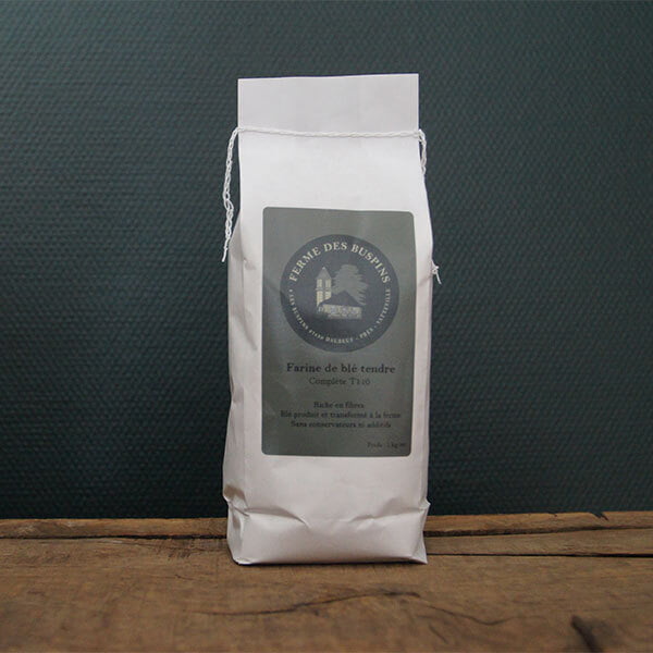 T110 - Farine de blé tendre complète  1kg