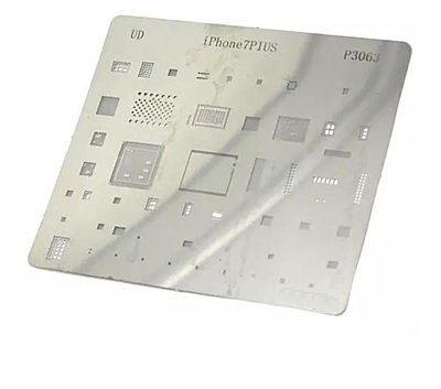 Apple iPhone 7 Plus - IC Chip BGA Direct Heating Reballing Stencil Template