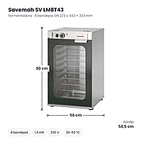 Medidas Savemah SV LM8T43: 56 x 58.5 x 90 cm