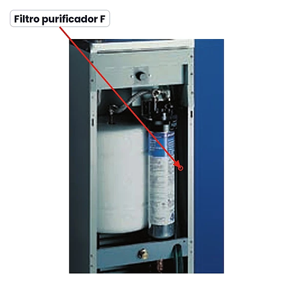 Filtro purificador de cloro para fuentes de agua Savemah F