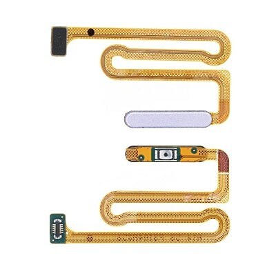 For Samsung Galaxy A14 5G , A146 - Replacement Home Button With Fingerprint Reader - Silver