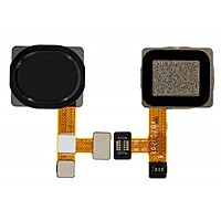 For Samsung A21 , A215 - Replacement Home Button , Fingerprint Reader Scanner - Black