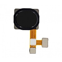 For Samsung A21 , A215 - Replacement Home Button , Fingerprint Reader Scanner - Black