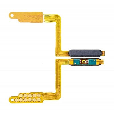 For Samsung Galaxy A750 , A7 2018 - Replacement Fingerprint Sensor , Power Button - Black