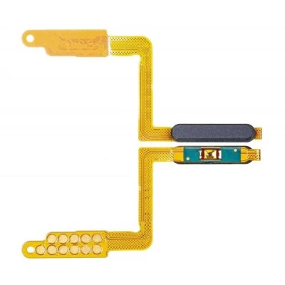 For Samsung Galaxy A750 , A7 2018 - Replacement Fingerprint Sensor , Power Button - Black