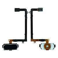 For Samsung Galaxy S6 Edge - Replacement Home Button Fingerprint Reader - Black